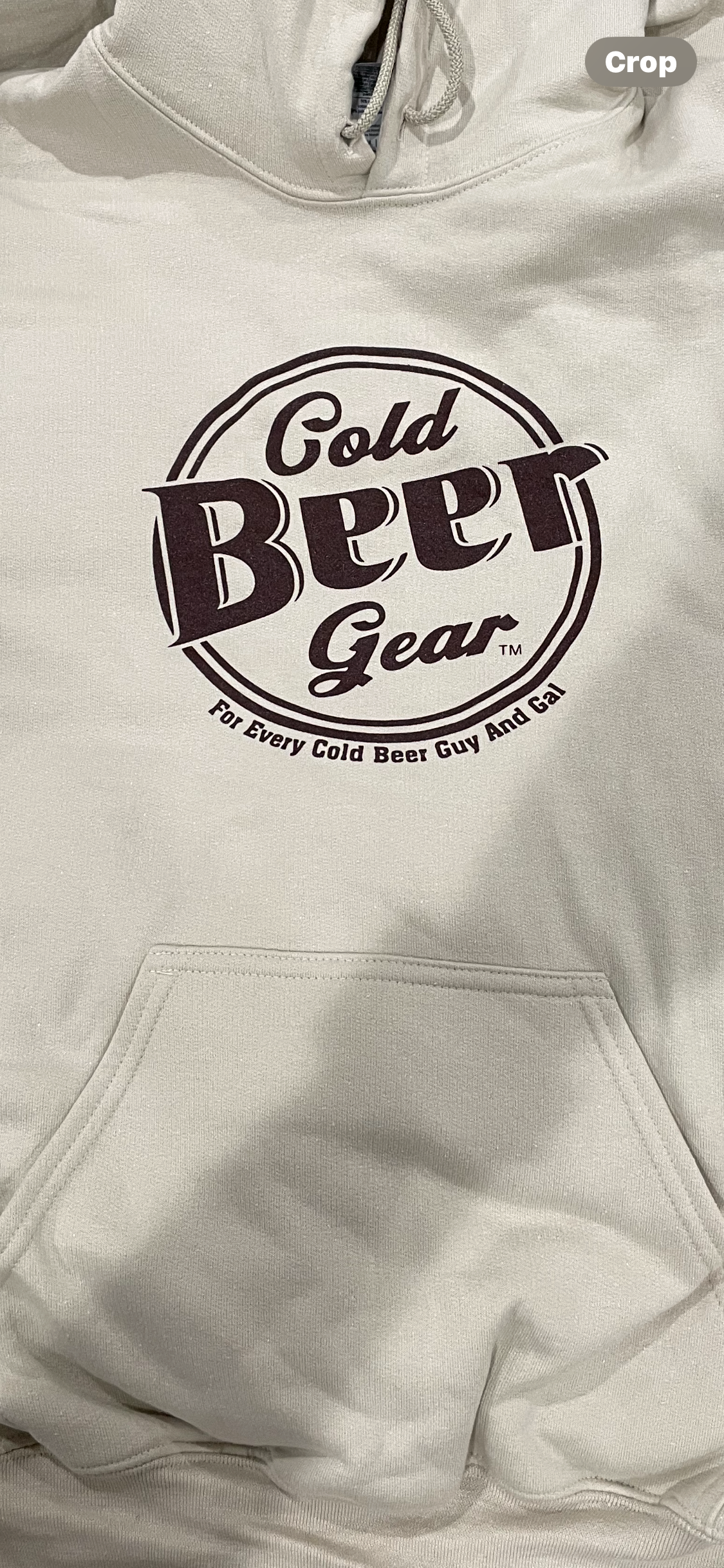 CBG HOODIE (sand with brown)