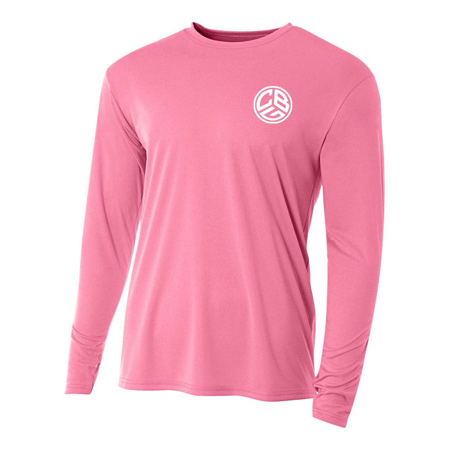 CBG FISHING LONG SLEEVE DRIFIT (LIGHT PINK WITH WHITE)