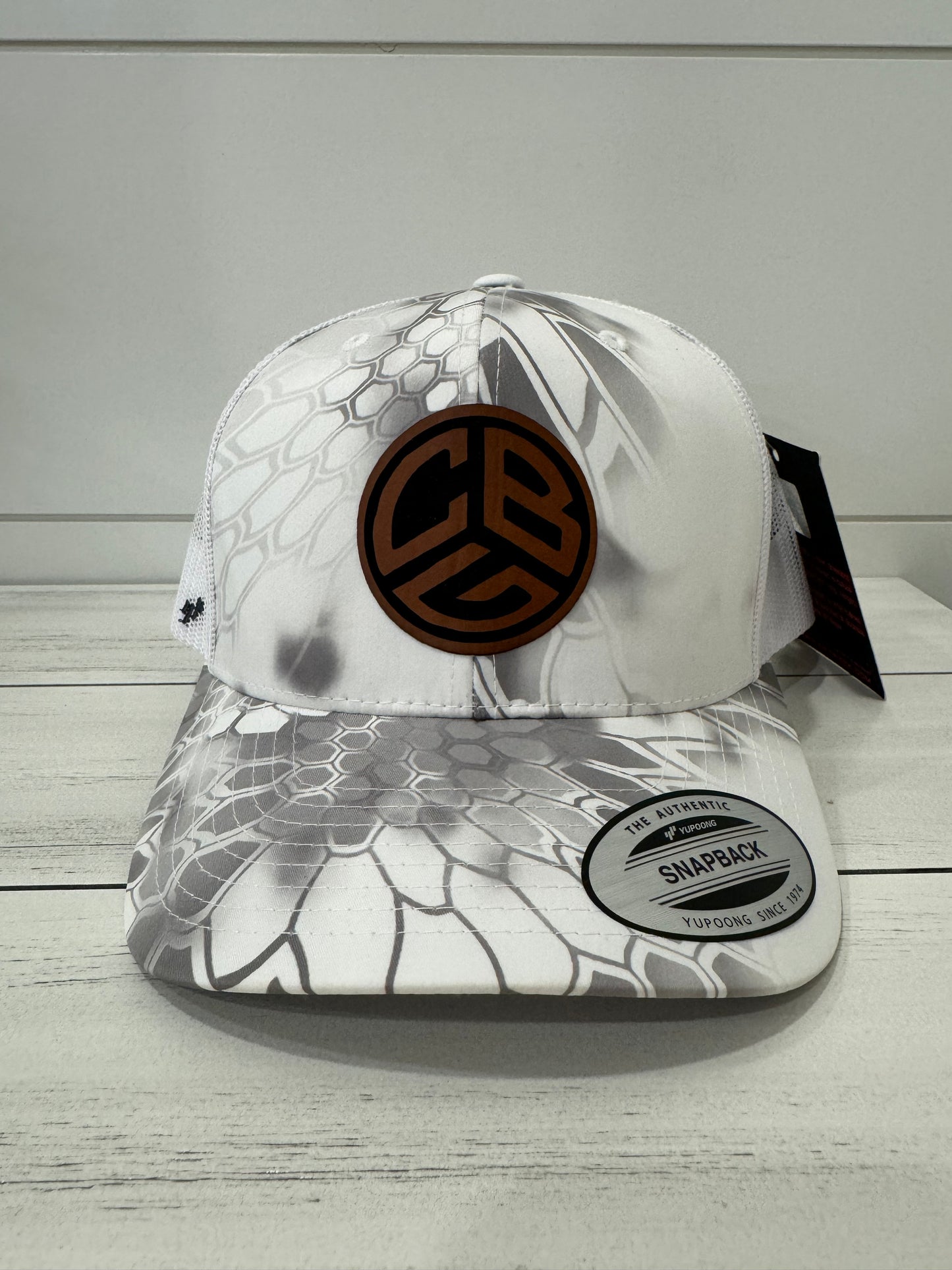 CBG Logo Hat (White Fishing) MID PROFILE