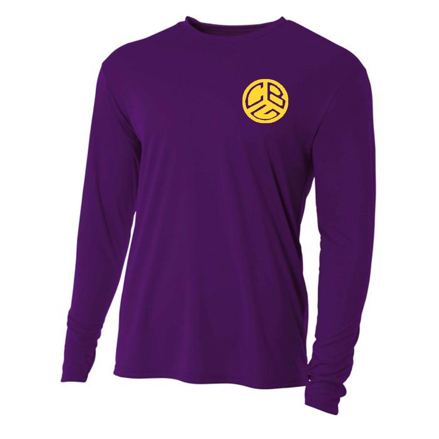 CBG FISHING LONG SLEEVE DRIFIT (PURPLE WITH GOLD)