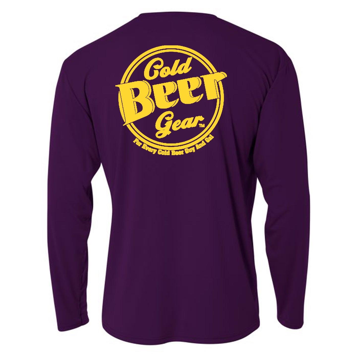 CBG FISHING LONG SLEEVE DRIFIT (PURPLE WITH GOLD)