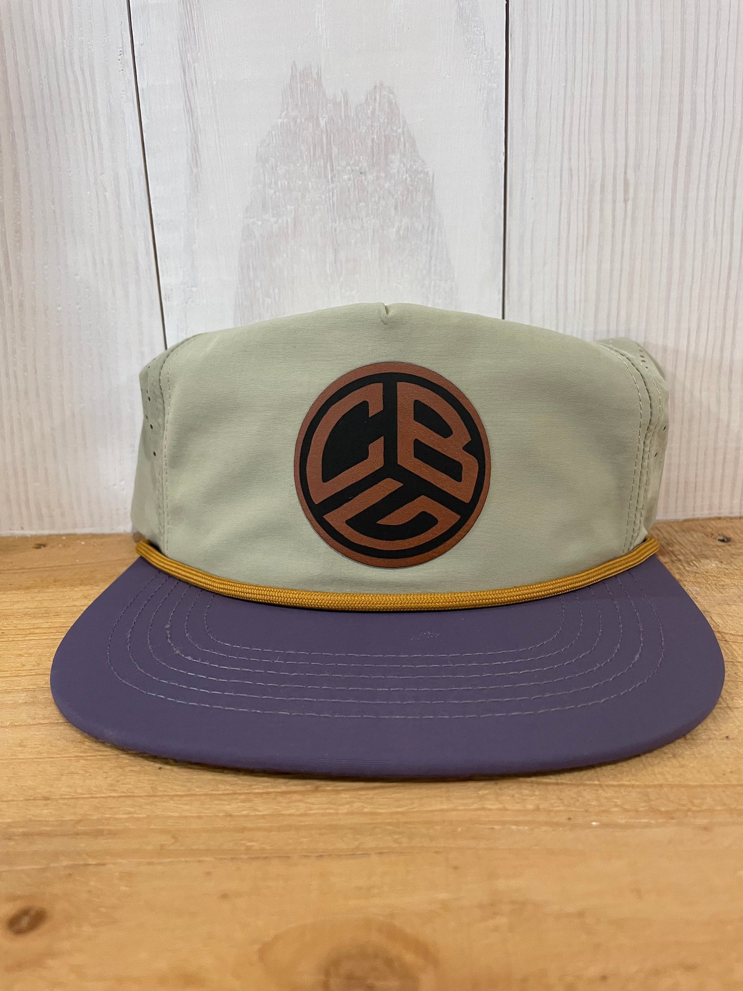 CBG ROPE HAT (GREY/PURPLE/GOLD)