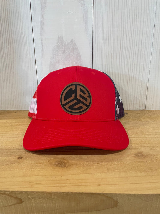 CBG Flag Hat (Red Front)