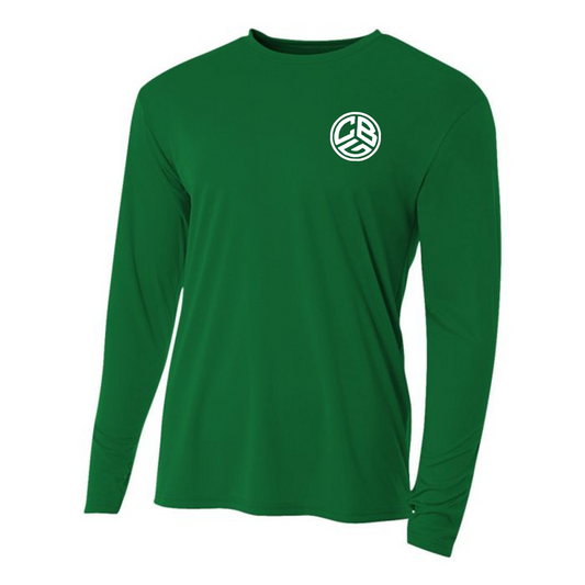 CBG Fishing Long Sleeve (KELLY GREEN & WHITE)