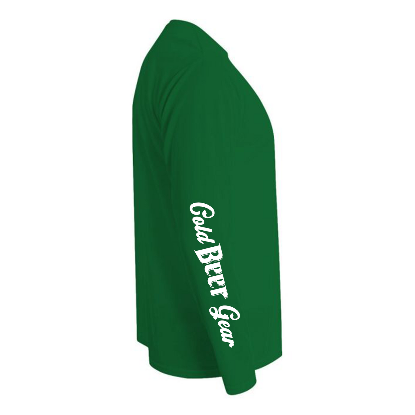 CBG Fishing Long Sleeve (KELLY GREEN & WHITE)